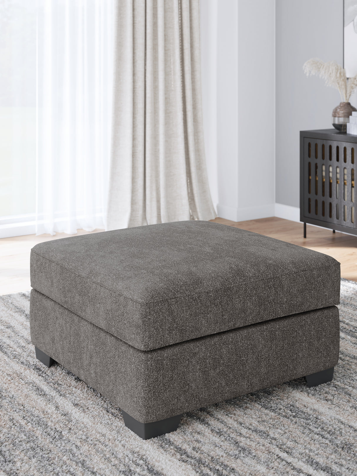 Furniture City Biloxi - Ashley Furniture - Olten Living Room - Oversized Accent Ottoman / Graphite - 3130508