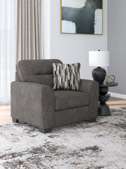 Furniture City Biloxi - Ashley Furniture - Olten Living Room - Chair and a Half / Graphite - 3130523