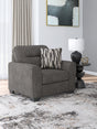 Furniture City Biloxi - Ashley Furniture - Olten Living Room - Chair and a Half / Graphite - 3130523