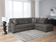 Furniture City Biloxi - Ashley Furniture - Olten Sectional - LAF 2-Piece Sectional with Chaise / Graphite - 31305S2