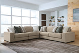 Furniture City Biloxi - Ashley Furniture - Linenhause Sectional - RAF 5-Piece Sectional - 31803S17