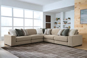 Furniture City Biloxi - Ashley Furniture - Linenhause Sectional - RAF 5-Piece Sectional - 31803S17