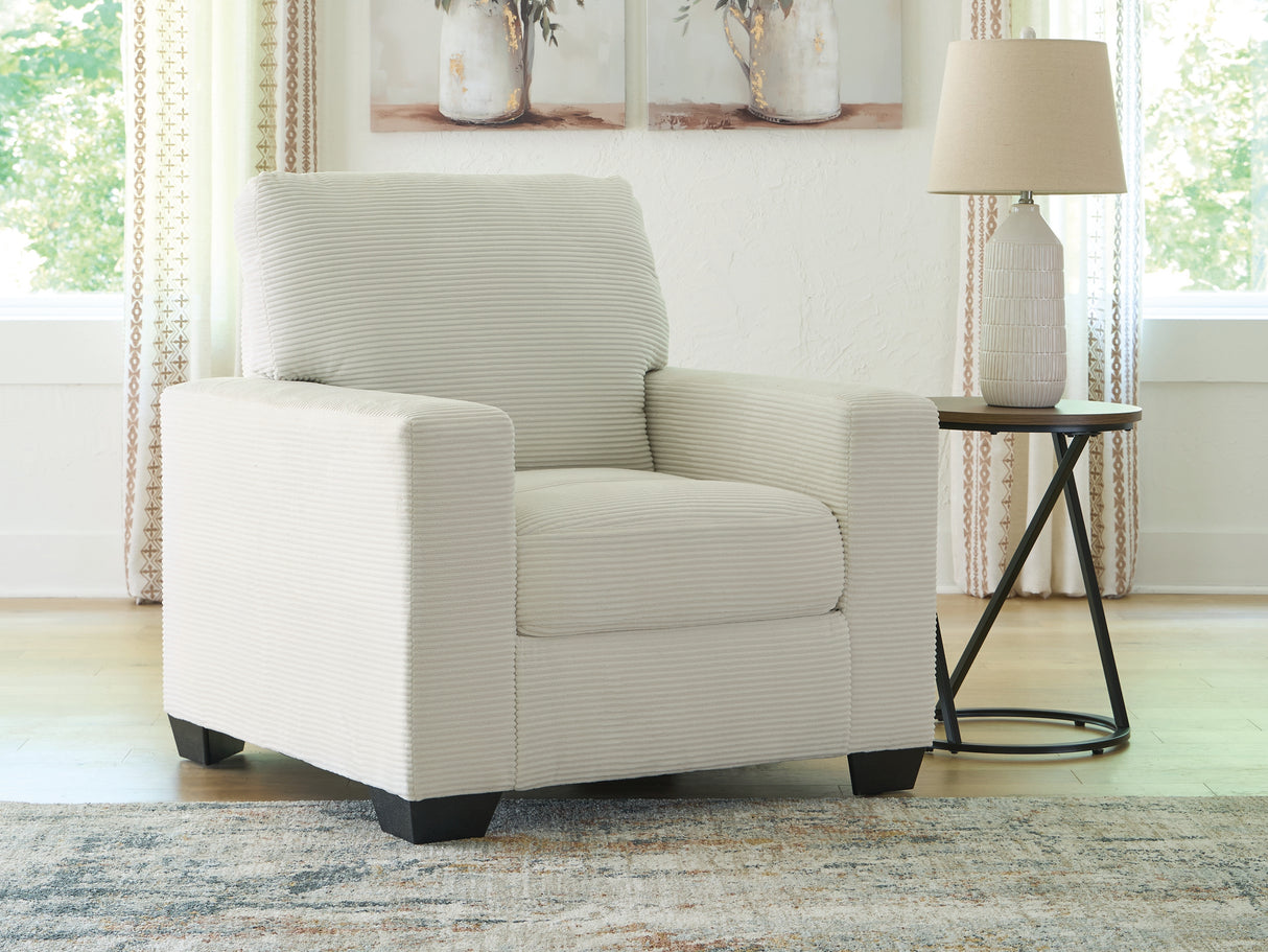 Furniture City Biloxi - Ashley Furniture - Greenbriar Living Room - Chair / Ivory - PC3200620