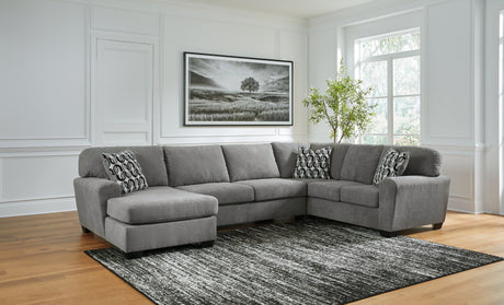 Furniture City Biloxi - Ashley Furniture - Birkdale Court Sectional - RAF 3-Piece Sectional / Gray - 32402S3