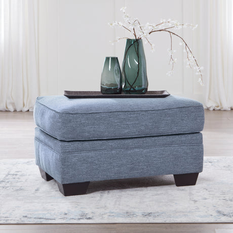 Furniture City Biloxi - Ashley Furniture - Carissa Manor Living Room - Queen Sofa Sleeper / Denim - 3260439