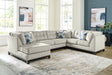 Furniture City Biloxi - Ashley Furniture - Maxon Place Sectional - RAF 3-Piece Sectional with Chaise / Navy - 33003S1