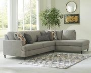Furniture City Biloxi - Ashley Furniture - Santasia Sectional - LAF 2-Piece Sectional with Chaise - 33301S1