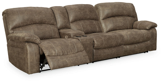 Furniture City Biloxi - Ashley Furniture - Segburg Sectional - 2-Piece Power Reclining Sectional Sofa / Driftwood - 34303S1