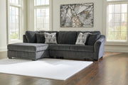 Furniture City Biloxi - Ashley Furniture - Biddeford Sectional - RAF 2-Piece Sectional with Chaise / Shadow - 35504S1