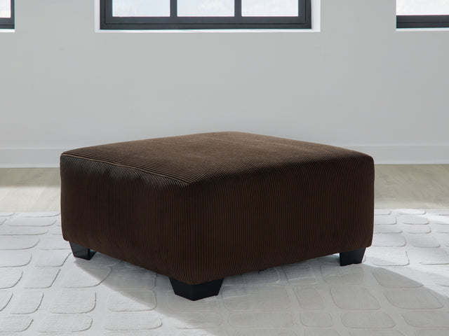 Furniture City Biloxi - Ashley Furniture - Kimlee Living Room - Oversized Accent Ottoman / Chocolate - PC3560308