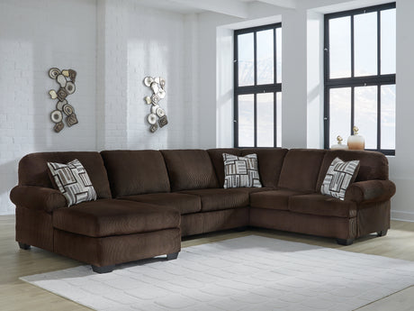 Furniture City Biloxi - Ashley Furniture - Kimlee Sectional - RAF 2-Piece Super Chaise / Chocolate - PC35603S4