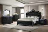 Kingdom Black 4PC OR 5PC Set - Queen, King 3
