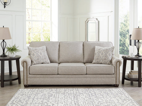 Furniture City Biloxi - Ashley Furniture - Gaelon Living Room - Queen Sofa Sleeper / Dune - 3730739