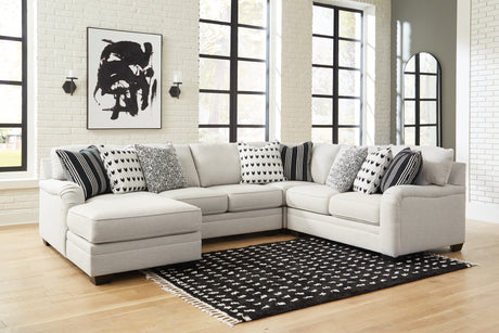 Furniture City Biloxi - Ashley Furniture - Huntsworth Sectional - RAF 5-Piece Sectional with Chaise / Dove Gray - 39702S5