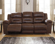 Furniture City Biloxi - Ashley Furniture - Stoneland Living Room - Reclining Power Sofa / Fossil - 3990587