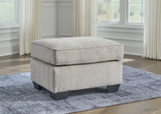 Furniture City Biloxi - Ashley Furniture - Cashton Living Room - Ottoman / Ice - 4060614