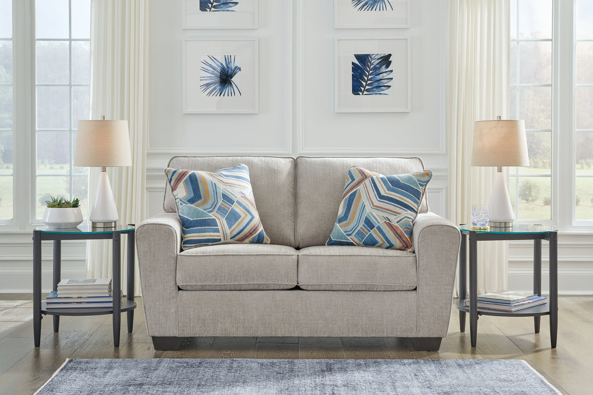 Furniture City Biloxi - Ashley Furniture - Cashton Living Room - Loveseat / Ice - 4060635