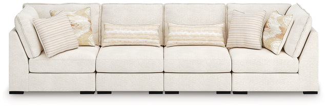 Furniture City Biloxi - Ashley Furniture - Donelson Creek Sectional - 6-Piece Sectional / Vanilla - 48002S3
