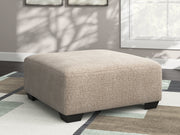 Furniture City Biloxi - Ashley Furniture - Newellen Living Room - Oversized Accent Ottoman / Hemp - 4840408