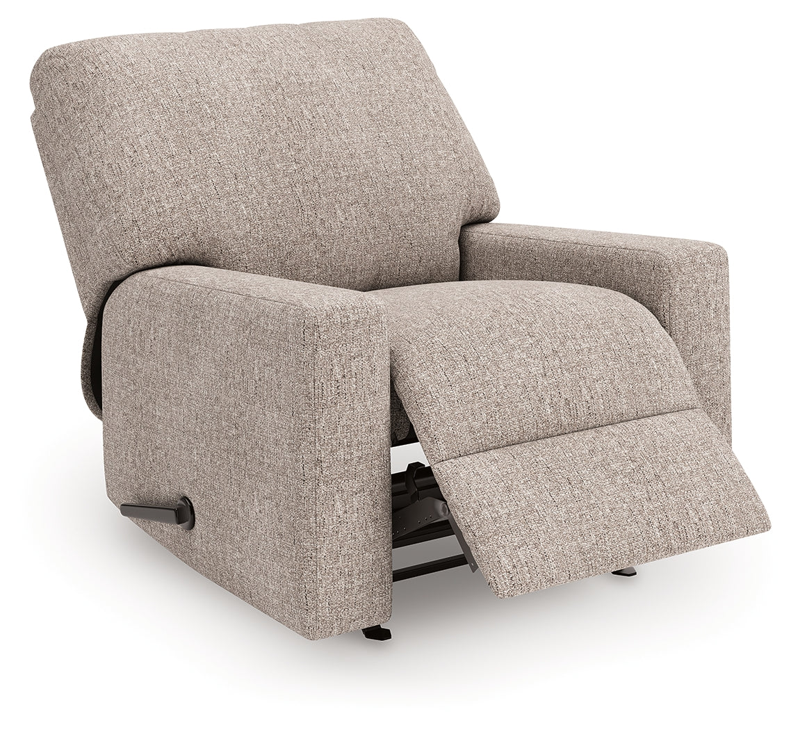 Furniture City Biloxi - Ashley Furniture - Newellen Living Room - Rocker Recliner / Hemp - 4840425