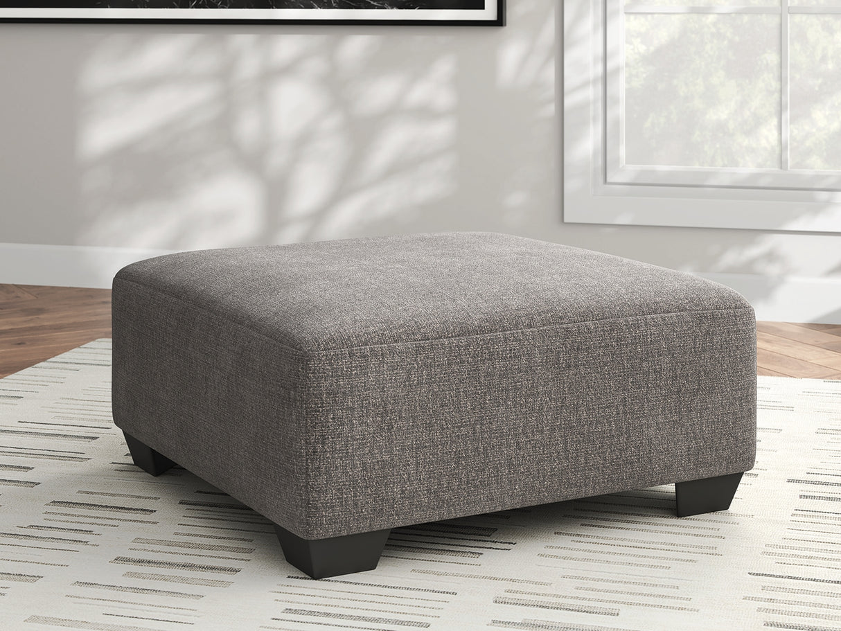 Furniture City Biloxi - Ashley Furniture - Newellen Living Room - Oversized Accent Ottoman / Greystone - 4840508
