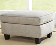 Furniture City Biloxi - Ashley Furniture - Abney Living Room - Ottoman / Driftwood - 4970114