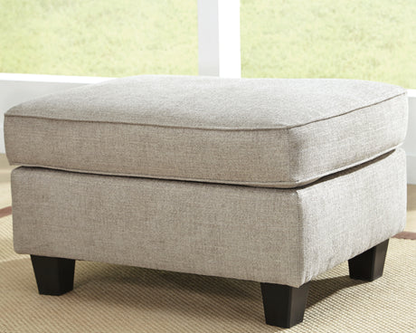 Furniture City Biloxi - Ashley Furniture - Abney Living Room - Ottoman / Driftwood - 4970114