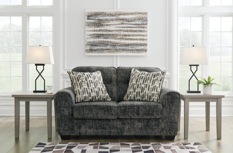 Furniture City Biloxi - Ashley Furniture - Lonoke Living Room - Ottoman / Gunmetal - 5050414