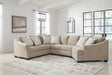 Furniture City Biloxi - Ashley Furniture - Brogan Bay Sectional - 3-Piece Sectional with Cuddler / Cork - 52705S2