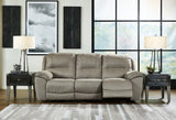 Furniture City Biloxi - Ashley Furniture - Next-Gen Gaucho Living Room - Reclining Power Sofa / Putty - 5420387