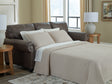 Furniture City Biloxi - Ashley Furniture - Roxmere Living Room - Queen Sofa Sleeper / Umber - 5550339