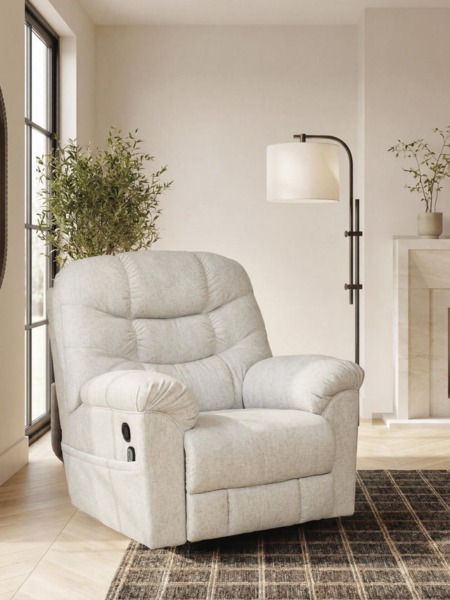 Furniture City Biloxi - Ashley Furniture - Linenfield Living Room - Zero Wall Recliner - PC5570729