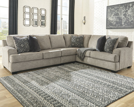 Furniture City Biloxi - Ashley Furniture - Bovarian Sectional - LAF 4-Piece Sectional / Stone - 56103S6