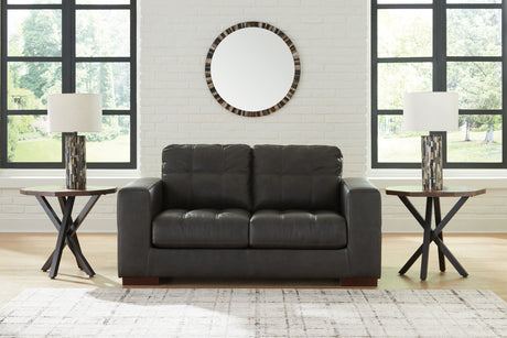 Furniture City Biloxi - Ashley Furniture - Luigi Living Room - Ottoman / Thunder - 5650614