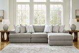 Furniture City Biloxi - Ashley Furniture - Avaliyah Sectional - RAF 3-Piece Sectional with Chaise / Ash - 58103S4
