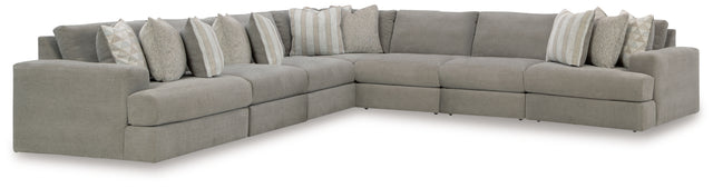 Furniture City Biloxi - Ashley Furniture - Avaliyah Sectional - RAF 3-Piece Sectional with Chaise / Ash - 58103S4