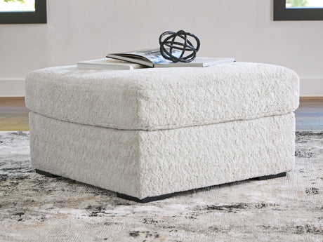 Furniture City Biloxi - Ashley Furniture - Cuddle Plush Living Room - Oversized Accent Ottoman / Arctic - PC5910608