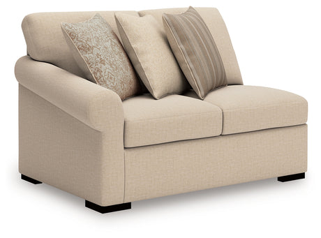 Furniture City Biloxi - Ashley Furniture - LadyMae Sectional - RAF 3-Piece Sectional / Twill - 59404S1