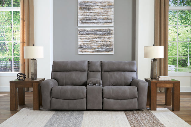 Furniture City Biloxi - Ashley Furniture - Next-Gen DuraPella Sectional - 4-Piece Power Reclining Sectional / Slate - 61003S4
