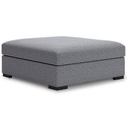 Furniture City Biloxi - Ashley Furniture - Bealton Living Room - Oversized Accent Ottoman / Salt and Pepper - 6130508