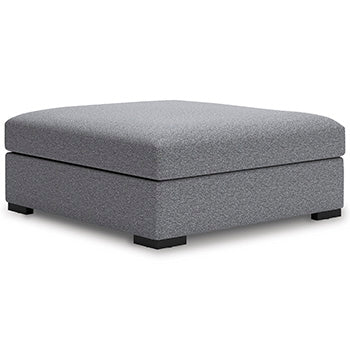 Furniture City Biloxi - Ashley Furniture - Bealton Living Room - Oversized Accent Ottoman / Salt and Pepper - 6130508