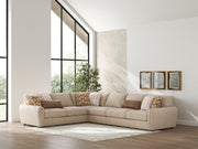 Furniture City Biloxi - Ashley Furniture - Seyler Sectional - LAF 4-Piece Sectional / Sand - 61405S2