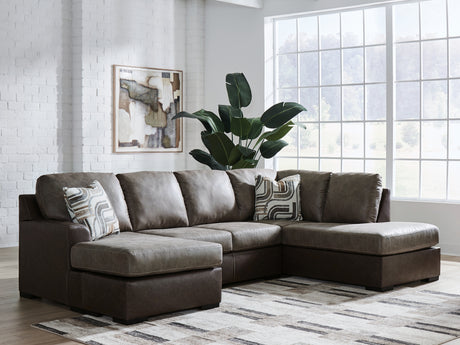Furniture City Biloxi - Ashley Furniture - Castille Way Sectional - LAF 2-Piece Sectional with Chaise - PC62703S2