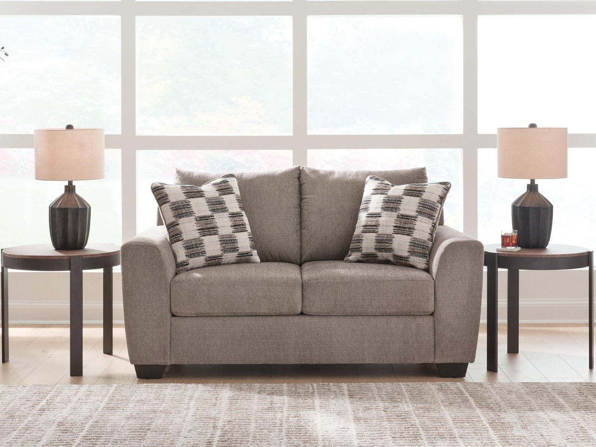 Furniture City Biloxi - Ashley Furniture - Loreo Living Room - Loveseat / Truffle - 6310235