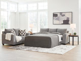 Furniture City Biloxi - Ashley Furniture - Loreo Living Room - Queen Sofa Sleeper / Flint - 6310339