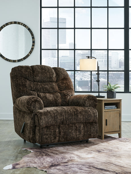 Furniture City Biloxi - Ashley Furniture - Movie Man Living Room - Zero Wall Recliner / Taupe - 6380329