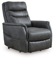 Furniture City Biloxi - Ashley Furniture - Strawbill Living Room - Power Lift Recliner / Sapphire - 6391012