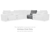 Furniture City Biloxi - Ashley Furniture - ModMax II Sectional - Armless Chair / Salt and Pepper - 6590646