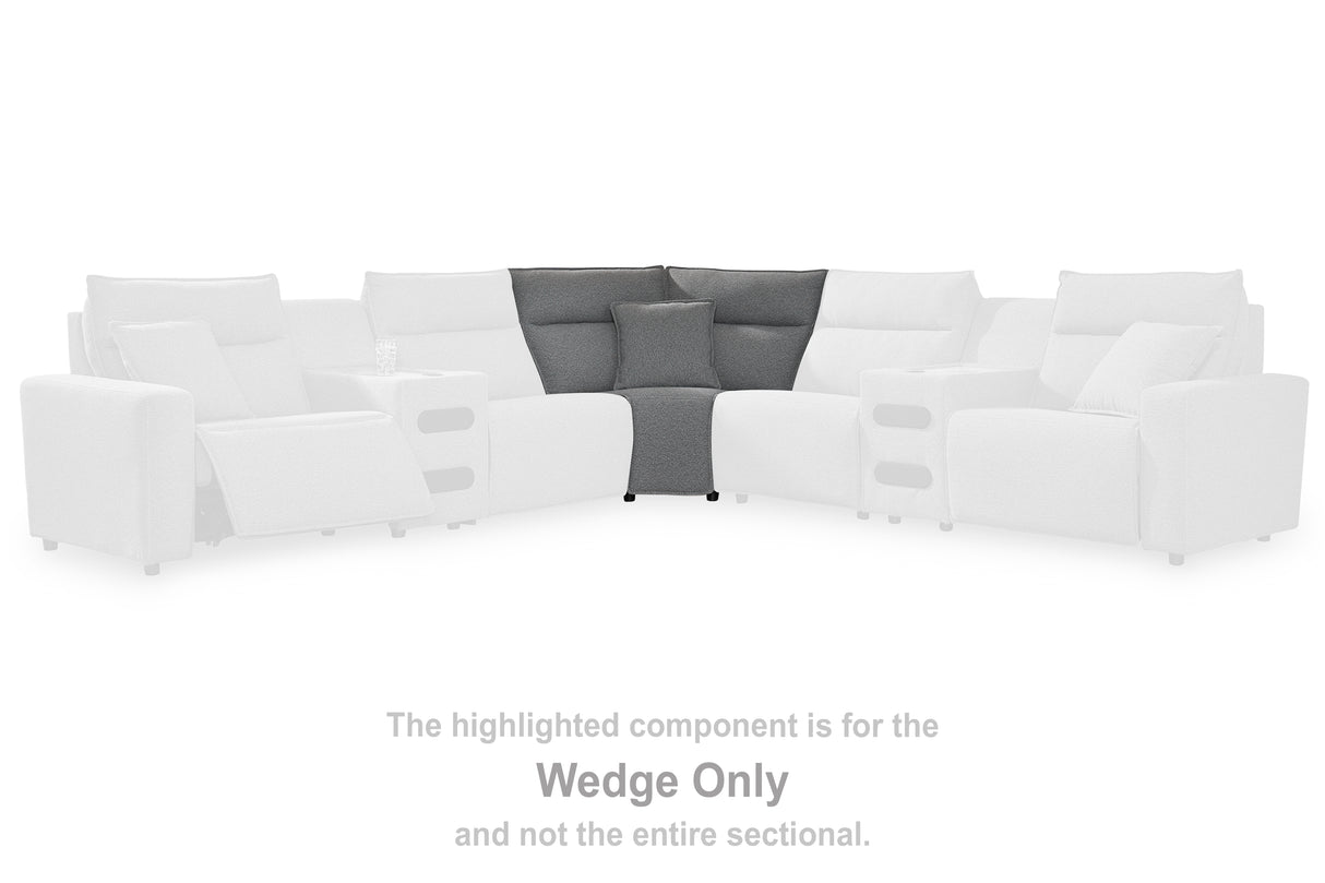 Furniture City Biloxi - Ashley Furniture - ModMax II Sectional - Wedge / Salt and Pepper - 6590677