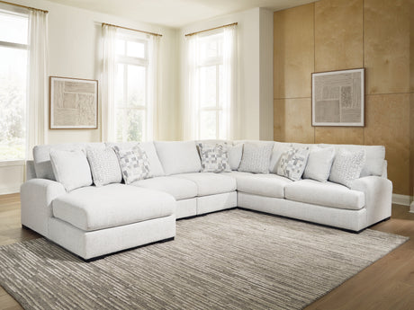 Furniture City Biloxi - Ashley Furniture - Misty-Lakes 5-Piece Sectional with Chaise - 5-Piece Sectional with Chaise - PC66906S12